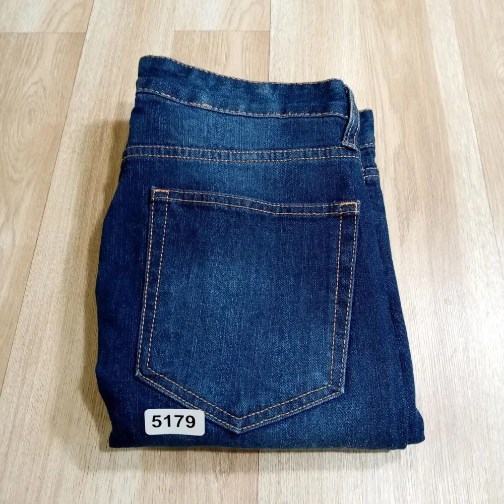 Fashion Nova Men‎ Jeans 30x32 Zip Ankles Straight Dark Demin Cotton Blend